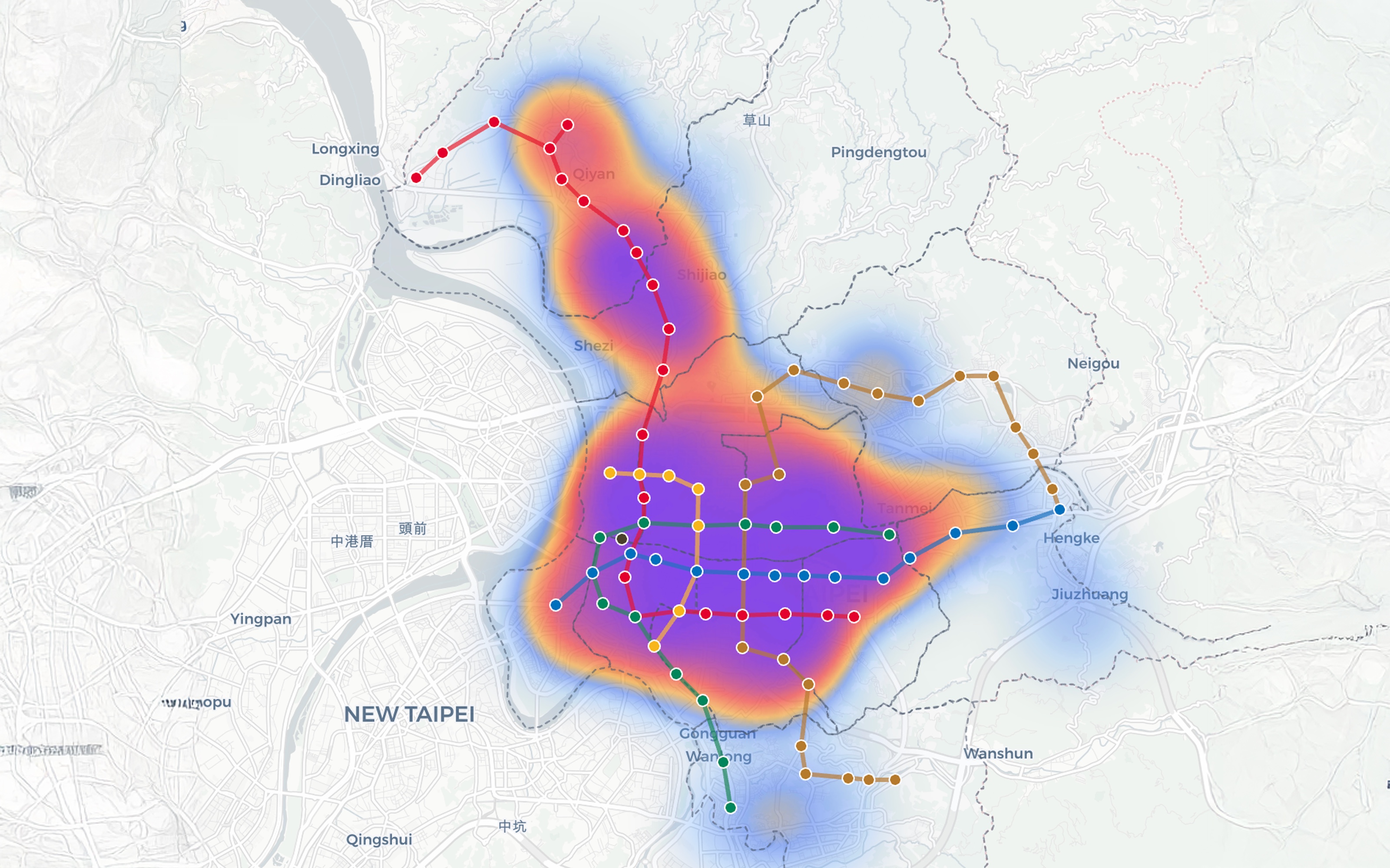台北市新建案市場價格地圖 — 房價熱區視覺化